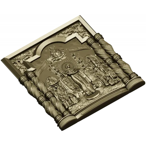 3D модель STL "Исцеление больных" - рельефная икона для ЧПУ