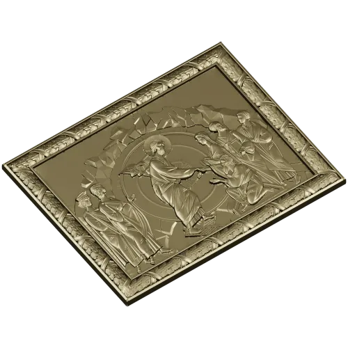 Anastasis - Resurrection Icon Relief (STL)
