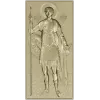 Saint George the Victorious - STL 3D model relief panel for CNC