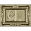 Книжное панно "Отче Наш" с ликом Спаса - 3D STL для ЧПУ