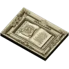 Книжное панно "Отче Наш" с ликом Спаса - 3D STL для ЧПУ