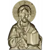 Christ Pantocrator high-relief STL for CNC