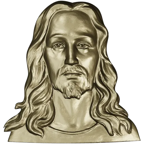 Лик Спасителя - 3D STL рельеф для ЧПУ