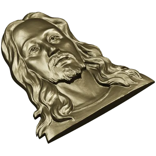 Лик Спасителя - 3D STL рельеф для ЧПУ