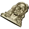 Лик Спасителя - 3D STL рельеф для ЧПУ