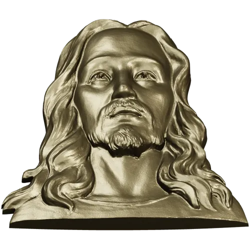 Лик Спасителя - 3D STL рельеф для ЧПУ