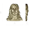 Лик Спасителя - 3D STL рельеф для ЧПУ