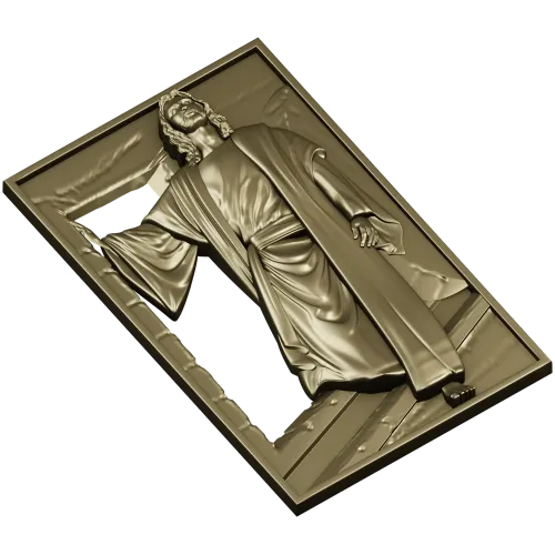 Иисус Воскресший - 3D модель STL для ЧПУ