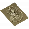 Jesus Christ high-relief STL panel for CNC milling