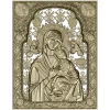 Our Lady of Perpetual Help - STL 3D Icon for CNC