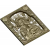 Our Lady of Perpetual Help - STL 3D Icon for CNC