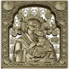 Our Lady of Perpetual Help - STL 3D Icon for CNC