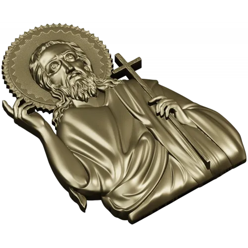 Икона Иоанн Предтеча - STL 3D модель для ЧПУ