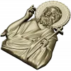 Икона Иоанн Предтеча - STL 3D модель для ЧПУ