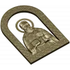 Saint John of Kronstadt - high-relief STL icon for CNC