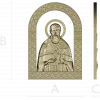 Saint John of Kronstadt - high-relief STL icon for CNC