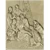 Descent from the Cross - relief panel STL for CNC