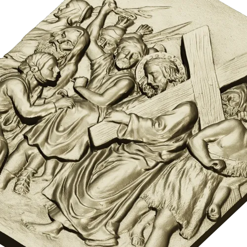 Christ Carrying the Cross - STL Relief for CNC Router