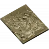 High-relief Crucifixion Panel - 3D STL model for CNC carving