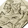 High-relief Crucifixion Panel - 3D STL model for CNC carving