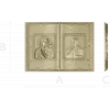 Open Gospel Book - Theotokos & Pantocrator STL 3D model