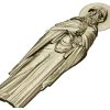 Saint Macarius of Alexandria - CNC-ready STL relief