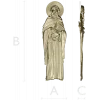 Saint Macarius of Alexandria - CNC-ready STL relief