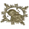 Unfading Flower - Theotokos high-relief 3D STL for CNC