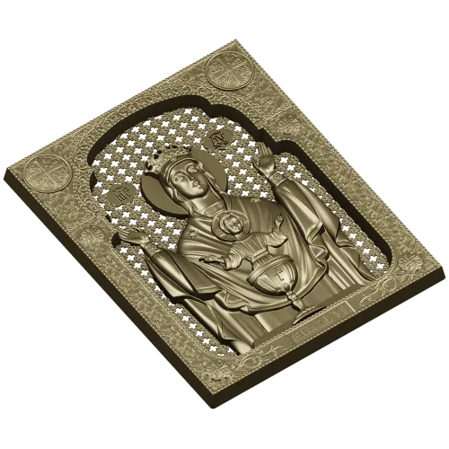 Inexhaustible Chalice - STL 3D Model for CNC Icon Relief