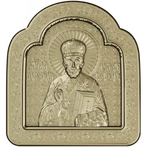 Saint Nicholas Icon Relief STL