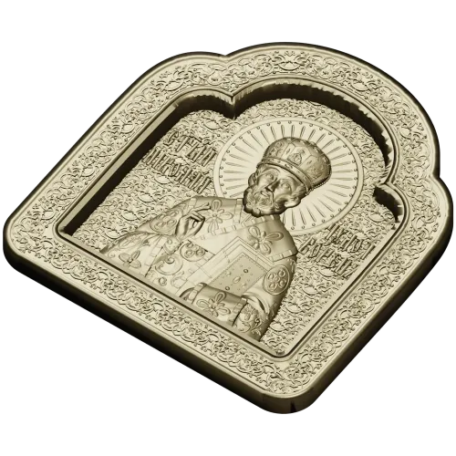 Saint Nicholas Icon Relief STL