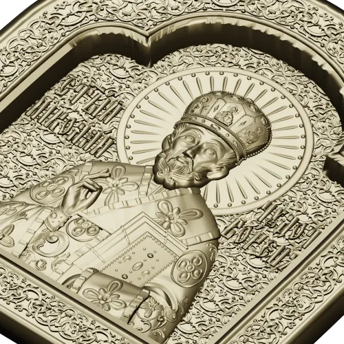 Saint Nicholas Icon Relief STL