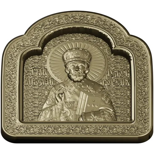 Saint Nicholas Icon Relief STL