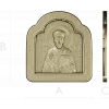 Saint Nicholas Icon Relief STL