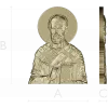 Барельеф святителя Николая Чудотворца - STL для ЧПУ