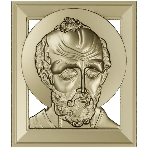 Saint Nicholas (Nikolai Chudotvorets) - high relief STL for CNC