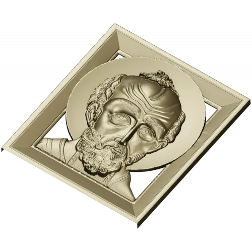 Saint Nicholas (Nikolai Chudotvorets) - high relief STL for CNC