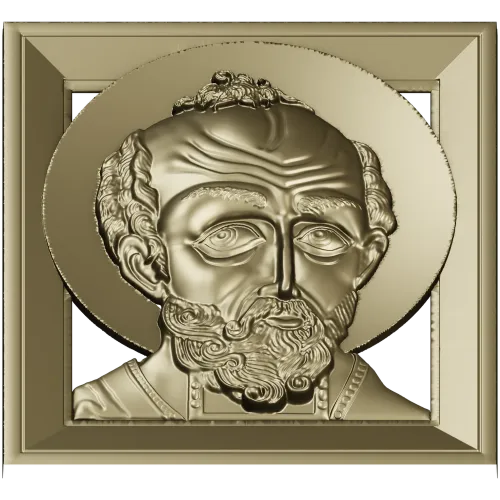 Saint Nicholas (Nikolai Chudotvorets) - high relief STL for CNC
