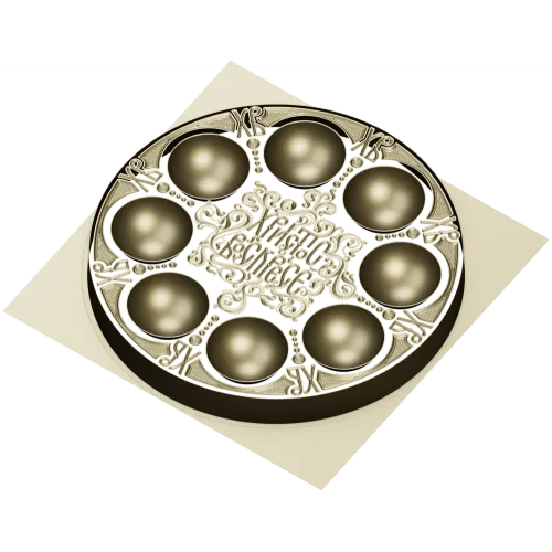 Paschal Egg Tray - CNC-ready STL 3D Model