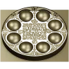 Paschal Egg Tray - CNC-ready STL 3D Model