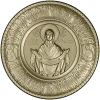 Pokrov - Protection of the Mother of God Medallion STL 3D Model for CNC