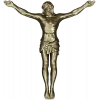 High-relief Crucifix 3D STL model for CNC carving