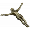 High-relief Crucifix 3D STL model for CNC carving