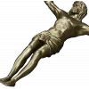 High-relief Crucifix 3D STL model for CNC carving