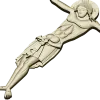 High-relief Crucifix 3D STL for CNC milling