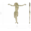 High-relief Crucifix 3D STL for CNC milling