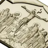 High-relief Crucifixion STL Panel for CNC