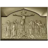 High-relief Crucifixion STL Panel for CNC