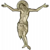 Crucified Christ high-relief STL for CNC