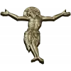 Crucified Christ high-relief STL for CNC